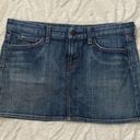 Citizens of Humanity  Size 31 Bridgitte #308 Mini Jean Skirt Medium Wash Denim Photo 2