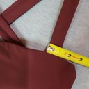 Aerie Offline by  Bra Women Small Lounge Maroon Cross Straps Soft Removable Cups Photo 6