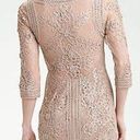 Sue Wong  Blush Pink Lace Bodycon Cocktail Dress Size 8 Photo 1