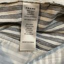 Frame  Striped Linen Blend Paperbag Shorts - size Small Photo 4