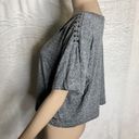 n: Philanthropy Codie Distressed Gray Crop Tee Photo 1