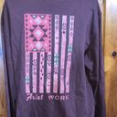 NWOT  long sleeve rebar Aztec shirt size small maroon Ariat work wear​ Photo 3