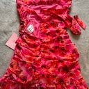 Hello Molly Pink Floral Mini Dress, Size Small Photo 5