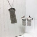 Elle  Collection Sterling silver fringe set, NWOT Photo 3