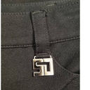 St. John  Sport by Marie Gray Black Stretch Denim Bootcut Jeans Trousers Size 6 Photo 4