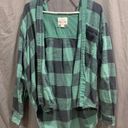 American Eagle Outfitters Flannel Hoodie Photo 4