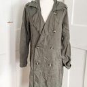 American Eagle  Olive Green Trench Photo 1