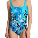 Gottex New!  Floral Art Square Neck One Piece Swimsuit Photo 0