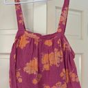 Z Supply Pink and Orange Floral Tank Top Photo 0