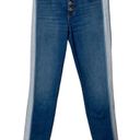 Veronica Beard  Debbie Skinny High Rise Stripe Jeans in Beacon Size 25 NWT Photo 1