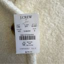 J.Crew  NWT Textured Wool Blend Coat in Ivory Size 8 Photo 4