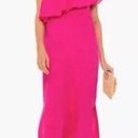 Tuckernuck  Pomander Place X Florencia One Shoulder Ruffle Midi Dress Fuchsia Photo 1