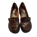 MIA Vintage  90’s/ Y2K Leather Chunky Heel Loafers, Sz 8.5 Photo 3