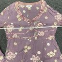 Old Navy Y2k 2000s boho floral fairy long sleeve blouse top lavender purple small Photo 4