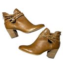 Frye  Naomi Pickstitch Ankle Boots Brown Cognac Color Photo 1