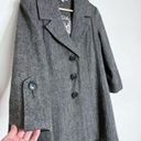 CAbi  Shakespeare Wool Blend Tweed Swing Coat Jacket Sz 4 Photo 2