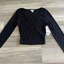 BP Sheer Mesh Black Top Photo 0