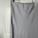 Theory  Silk Georgette Knee Length Slip Skirt in Hydrangea M Photo 6