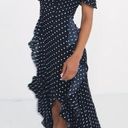 Pretty Little Thing Black Polka Dot Dress Size 2 Photo 0