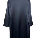 Vince  Mock Neck Silk Dress Black Size Small Photo 0