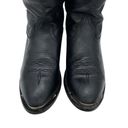 Durango  Womens Black Leather Cowboy Boots Western Cowgirl Silver Tips Photo 5