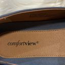 Comfortview  Shoes Woman’s 9 Arielle Slip On Loafers Blue Canvas Round Toe Photo 7