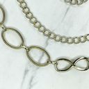 infinity  Sign Symbol Metal Chain Link Belt One Size OS Photo 8