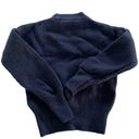 Madewell  Sweater Womens XX-Small Blue Mock Neck Long Sleeve Pullover Cotton Wool Photo 1