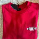 White Fox Boutique White Fox Capsule 9 Rodeo Crew Oversized Sweater Red Photo 3