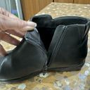 Comfortview  Angelia Black Faux Leather Ankle Bootie - Size 7.5 Photo 6