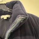 Spiritual Gangster  Velour Puffer Jacket in Midnight Sky size Medium Photo 4