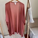 H&M Longline Lightweight Kimono Cardigan in Terracotta Rust - XS/S Photo 0