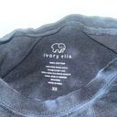 Ivory Ella Tie Dye Navy Blue Save The Elephants Crop Top Raw Hem Sz Xs Photo 3