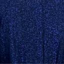 infinity David Ferron Dress Womens Blue Glitter  Dress Shimmer Formal Party Photo 5
