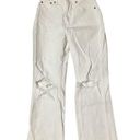 Abercrombie & Fitch  The Ankle Straight Ultra High Rise Curve Love Jeans White 27 Photo 0