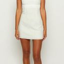 Beginning Boutique Taylor White Tie Back Mini Dress Photo 2