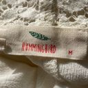 Hummingbird Popcorn Lace Trim Open Kimono Photo 5