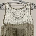 Tommy Bahama  swim cover neutral color block open knit cotton netting tank top Photo 4