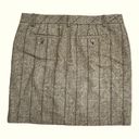 Eddie Bauer  Ladies Plus Size Wool Herringbone Plaid Knee Length Pencil Skirt Photo 3