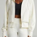 Zella White  Zip Up Workout Jacket Photo 0