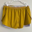 Brooks  Women’s Yellow Run Within 4” 2 in 1 Running Shorts XXL Photo 0