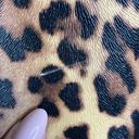 Neiman Marcus Leopard Print Tote Bag Black Tan Brown Photo 3