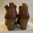 DV by Dolce Vit Dolce Vita Faux Leather Side Zip Ankle Booties Brown / Size 6.5 Photo 2