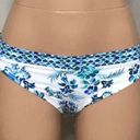 Tommy Bahama New.  blue reversible bikini bottom. Photo 2