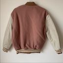 ALLSAINTS NWT All Saints Base Leather Fleece Bomber Jacket XS Photo 2