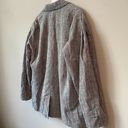 Rachel Comey Target Women's Large Oversized Herringbone Tweed Linen Gray Blazer Black Photo 14