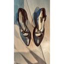 Paul Green  SILVER LEATHER POINTED TOE HEELS SZ 9 Photo 2