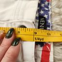 Venus  Americana Cut-Off Denim Shorts Flag Print Peek-a-boo Pockets Size 8 Photo 6