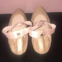 Taryn Rose  Ballet Criss Cross Stretch Bandage Pink Flats Size 37 Photo 4