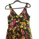 Kay Unger VTG  New York Ladies V Neck Summer Floral Sleeveless Floral Dress SZ 8 Photo 4